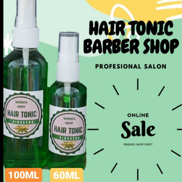 L1 Hair Tonic Ginseng Barbershop Toner Rambut Alami Penguat Rambut Rontok Tipis | Serum Masker Salon