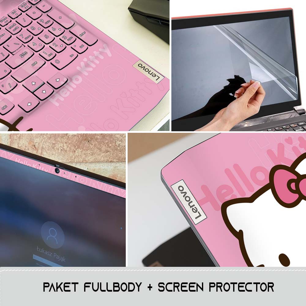 Garskin Laptop | Skin Laptop Hello Kitty Boneka