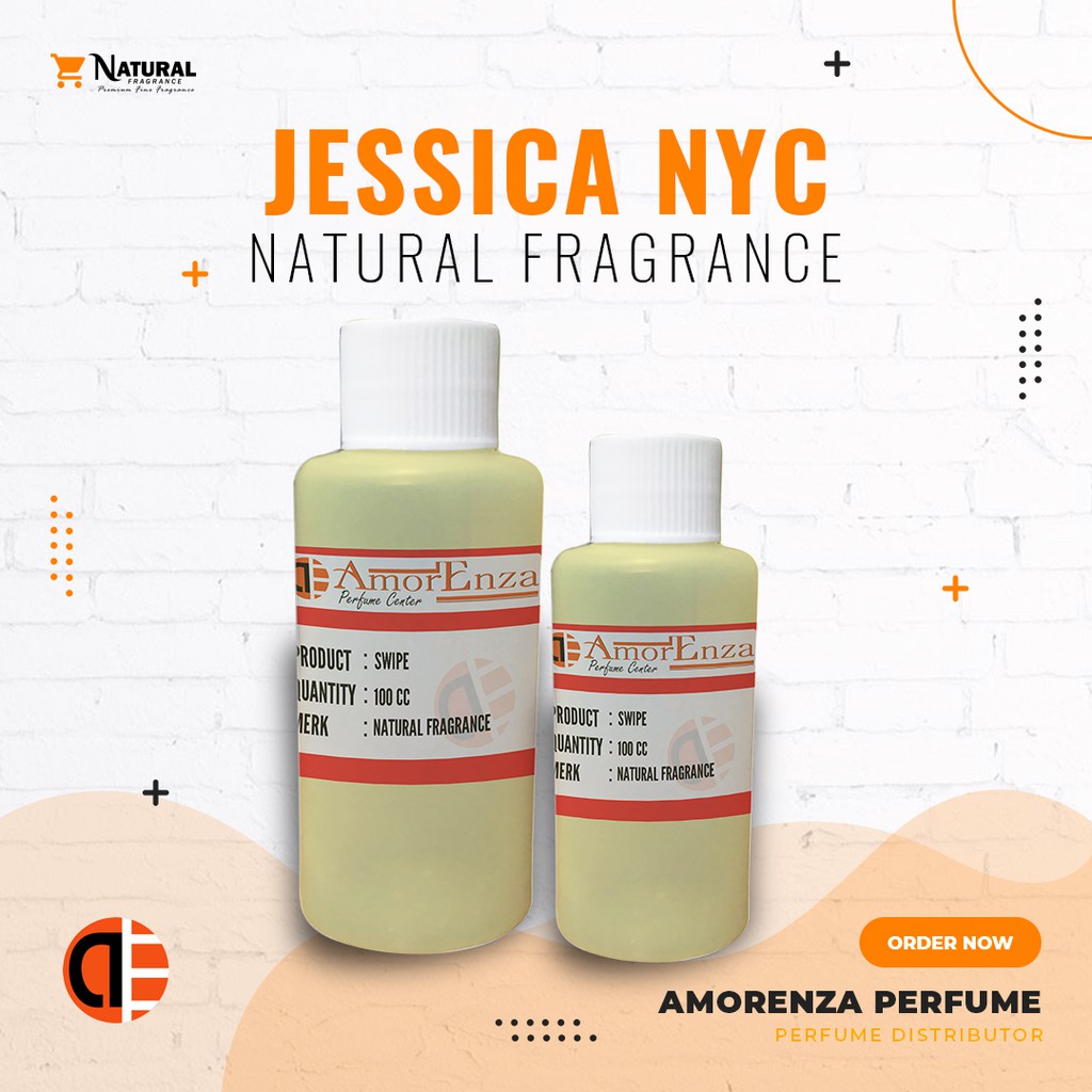 BIBIT PARFUM MURNI JESSICA NYC - NEW YORK NATURAL FRAGRANCE 100 ML