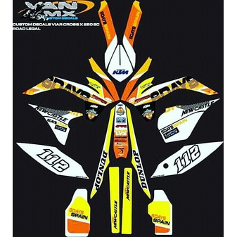 Decal Motor Viar Cross X 250 EC Road Legal