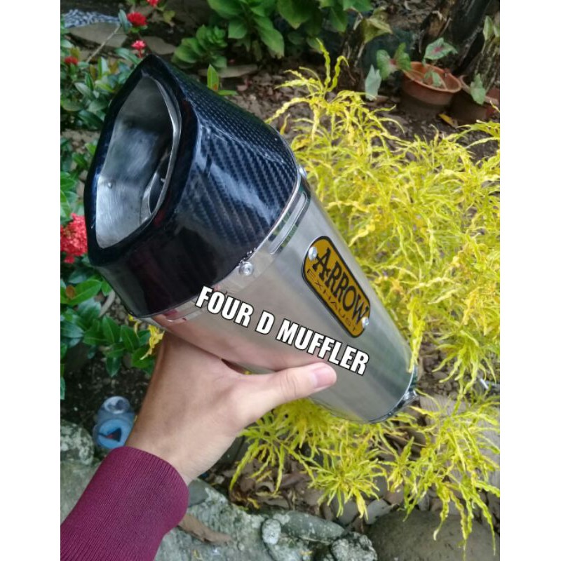 Knalpot Arrow vixion cbr150 GSX R15 MX bison Nmax Slencer only