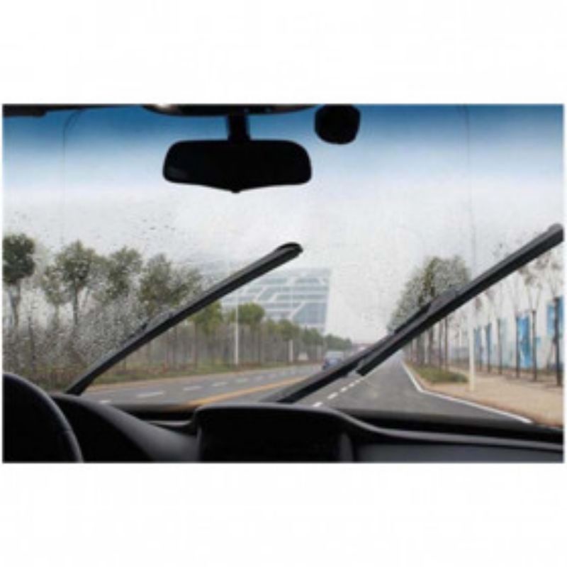 Wiper Blade Kaca Mobil Frameless U Shape Hook  - FLY-078 - Black