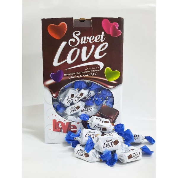 

coklat sweet love biru