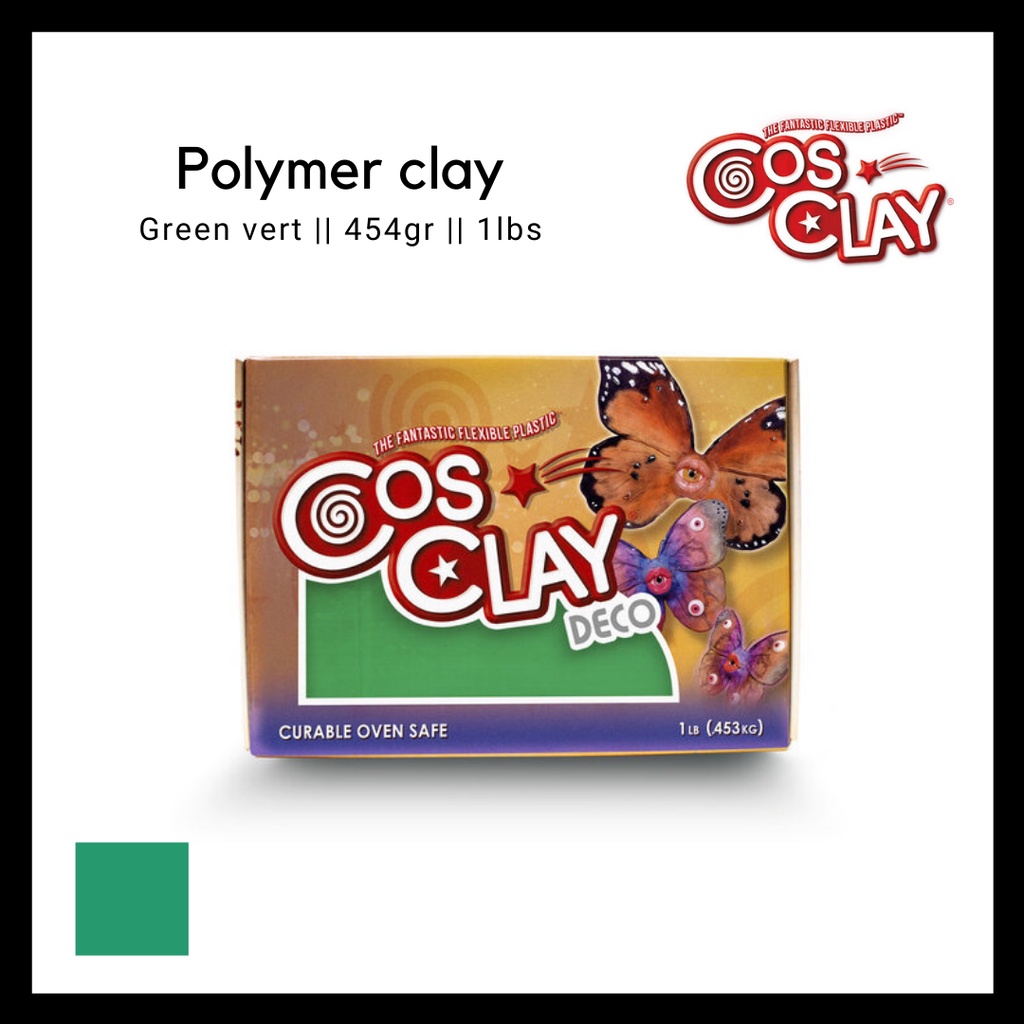 Cosclay colour polymer clay cosclay rainbow koleksi warna cosclay