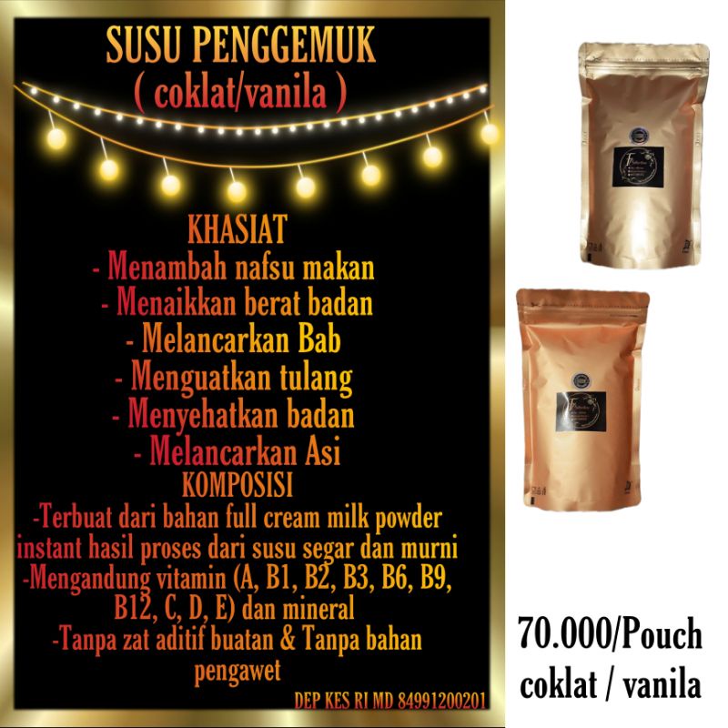 

SUSU PENGGEMUK (BPOM)