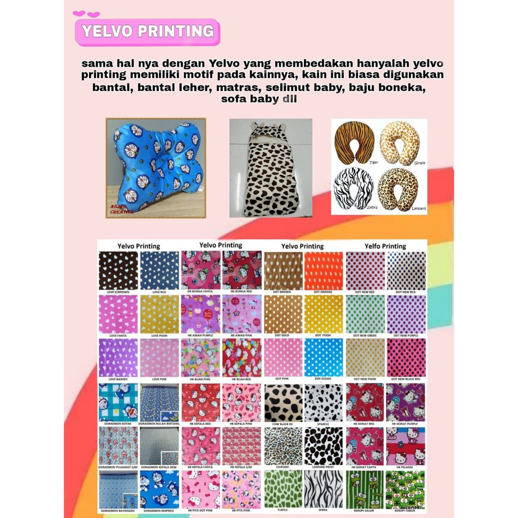

Yelvo Print Motif Campur