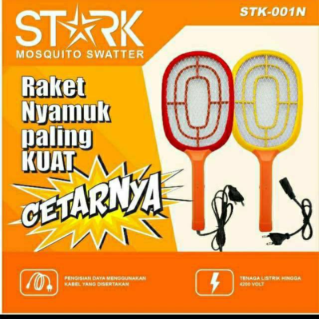 Raket Nyamuk Stark 001N Murah Bagus