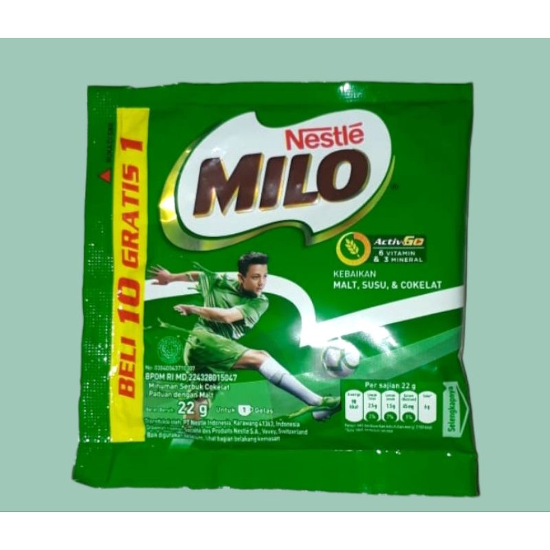 

Milo aktiv-go sachet 22gr ( Harga Satuan )