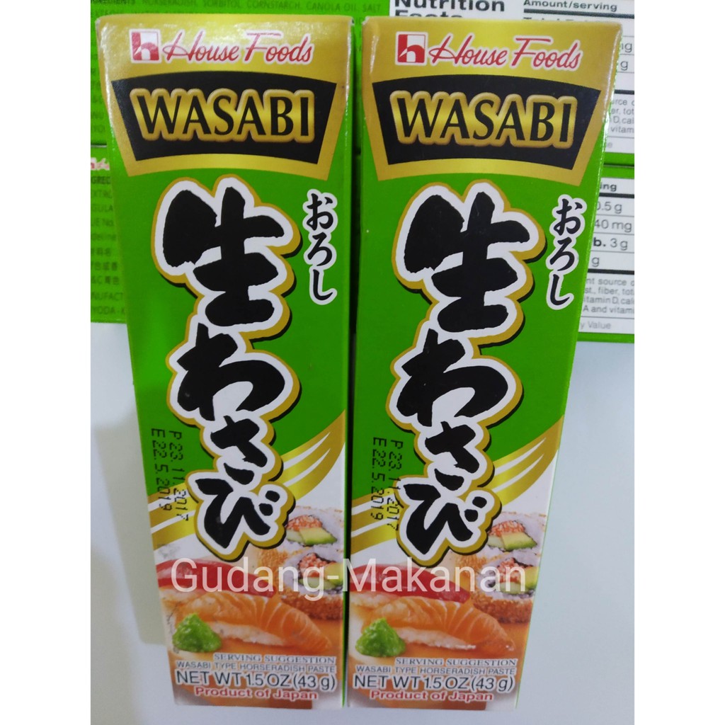 House Neri Wasabi Tube 43gr