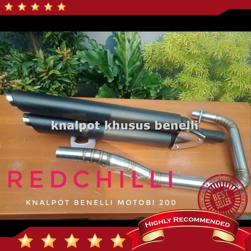 Terbaik Unik Knalpot Benelli Motobi 200 Evo  Benelli Motobi 200 full system Murah