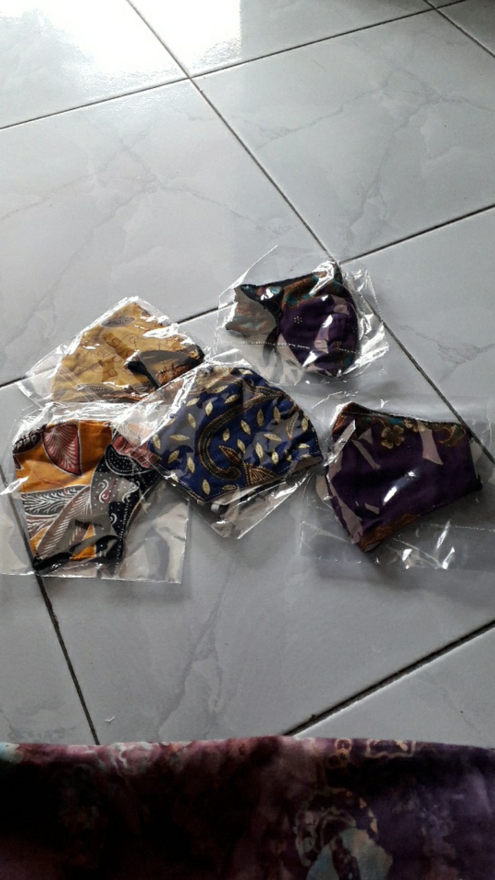 Masker Batik Anak 3 Ply Dan 2 Ply