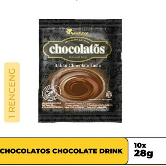 

Chocolatos Chocolate Drink 28g x 10 sachet