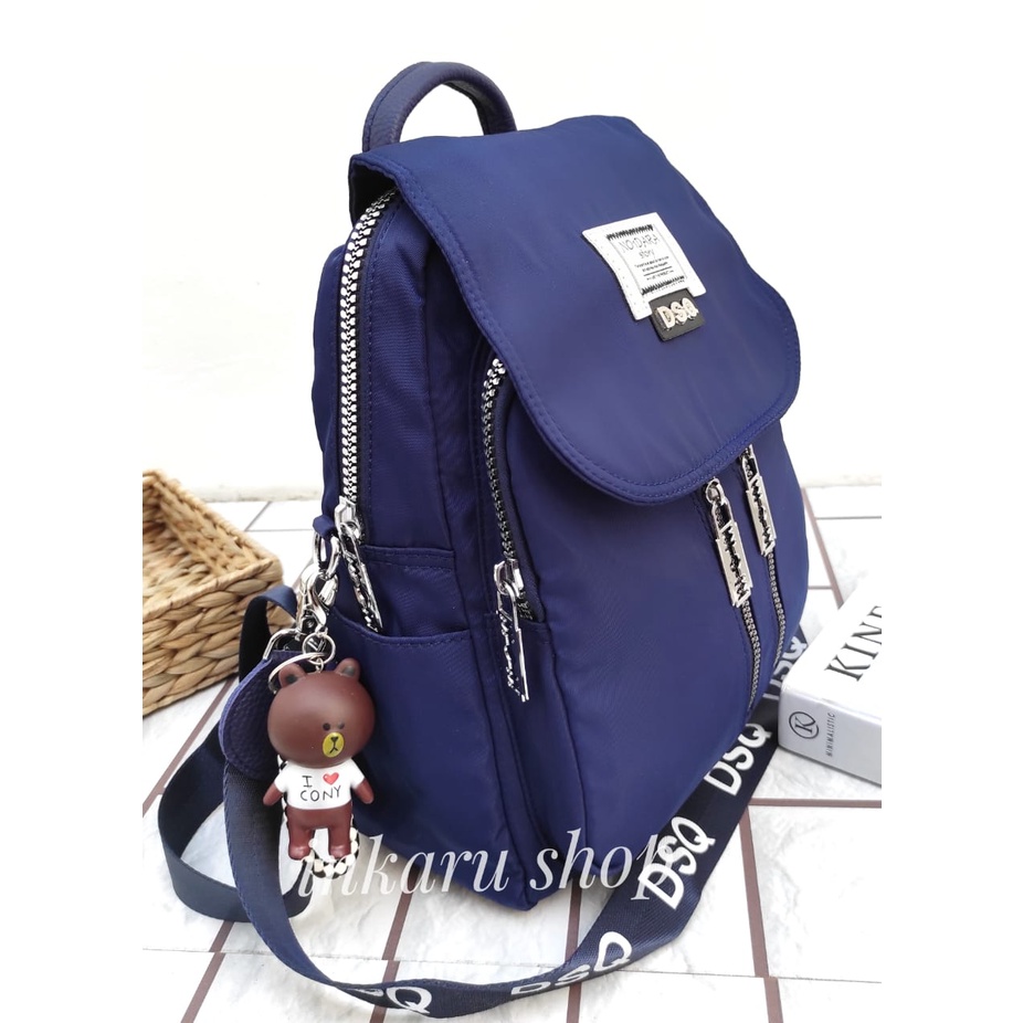 RANSEL WANITA IMPORT DSQI 2IN1 6666#