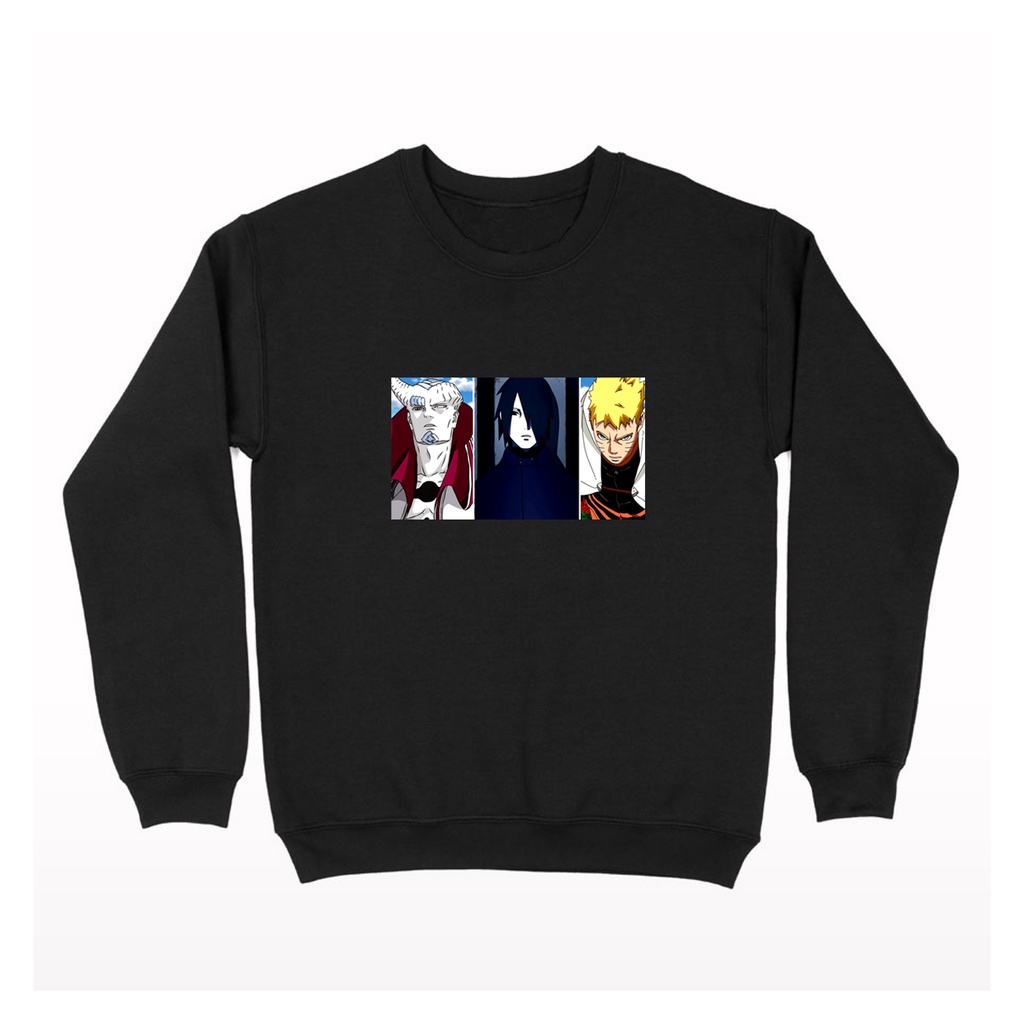 SWEATER CREWNECK ANIME ISSHIKI OTSUTSUKI MANGA NARUTO UZUMAKI SASUKE UCHIHA BORUTO UZUMAKI SARADA UC