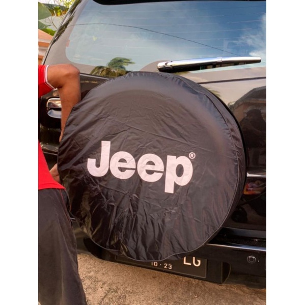 sarung cover ban mobil belakang jeep ukuran S / M / L kulit sintetis universal