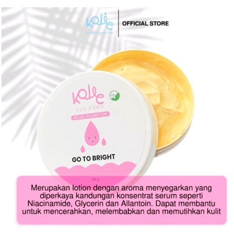 Kojic Plankton Body serum Go To Bright