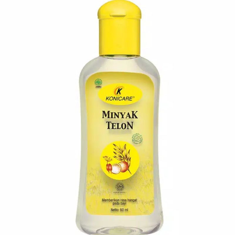 Konicare Minyak Telon Tutup Kuning 60ml