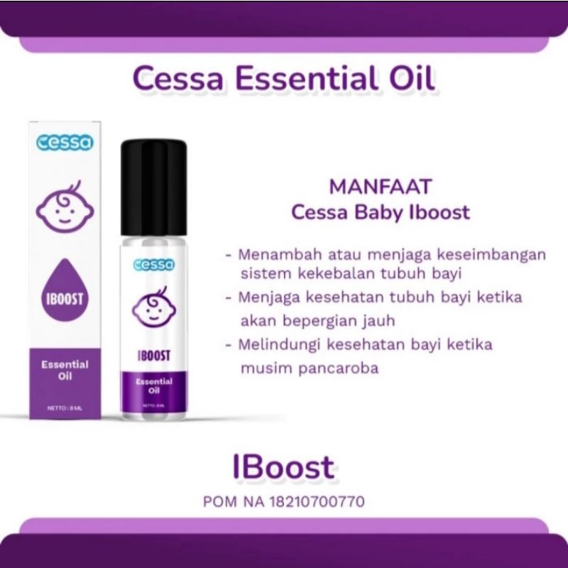 Cessa Imboost Oil Immune Booster Bayi / Anti Virus / Penambah Daya Tahan Tubuh Bayi