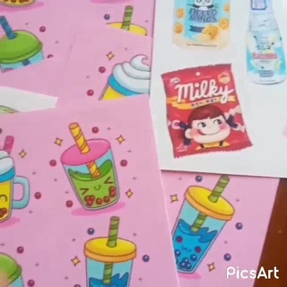  MYUME STORE STIKER  TUMBL SNACK  SUSU BOBA LUCU  KAWAI 