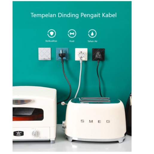 Tempelan Dinding untuk Pengait HP dan Kabel