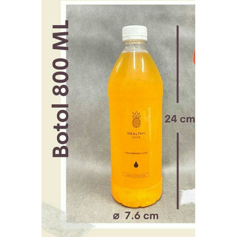 BOTOL PLASTIK BENING 800ML BOTOL 800ML ISI 15PCS