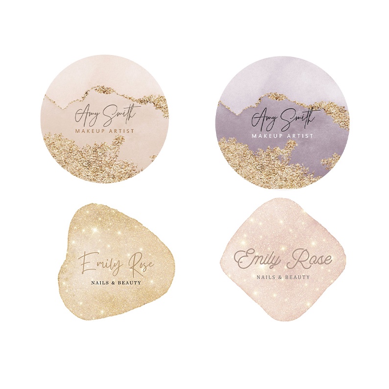 jasa desain logo glitter beauty logo olshop logo unik elegant rimuru