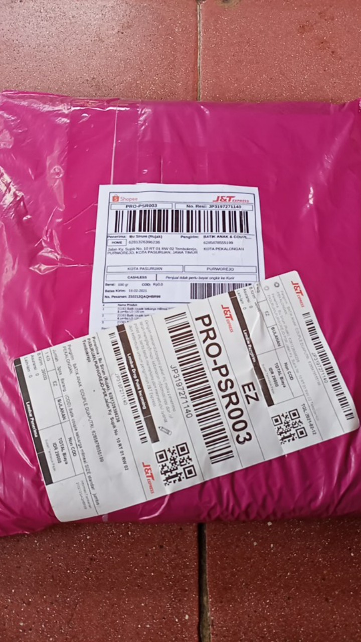 (cod) Batik Couple Keluarga Milineal Size Standar &  Jumbo Ld 120 Cm