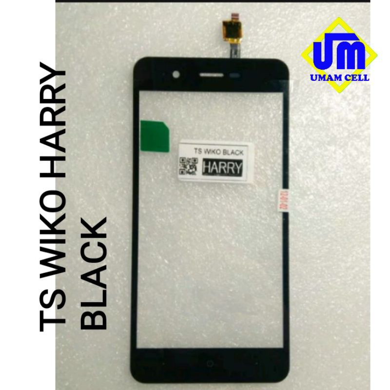 TS TOUCHSCREEN WIKO HARRY BLACK ORIGINAL