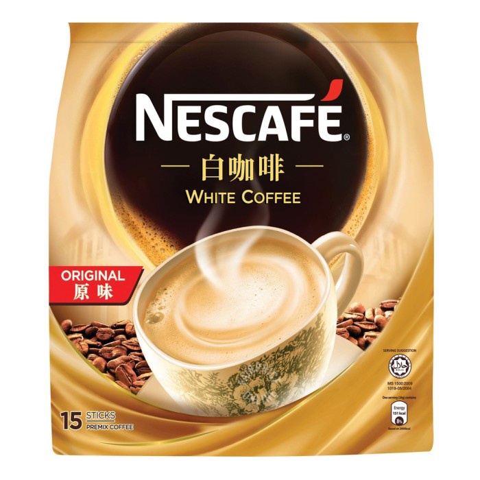 

Kopi Instant Nescafe Singapore White Coffee Original 15 x 36 Gram