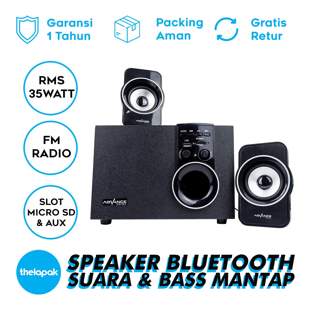 Speaker Aktif Bluetooth Advance M180bt with FM Radio