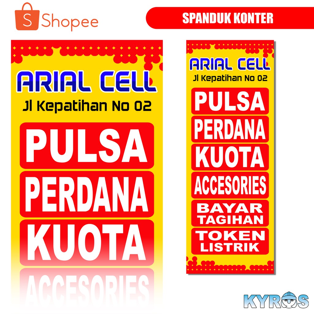 Jual BANNER SPANDUK KONTER PROMO C Indonesia|Shopee Indonesia