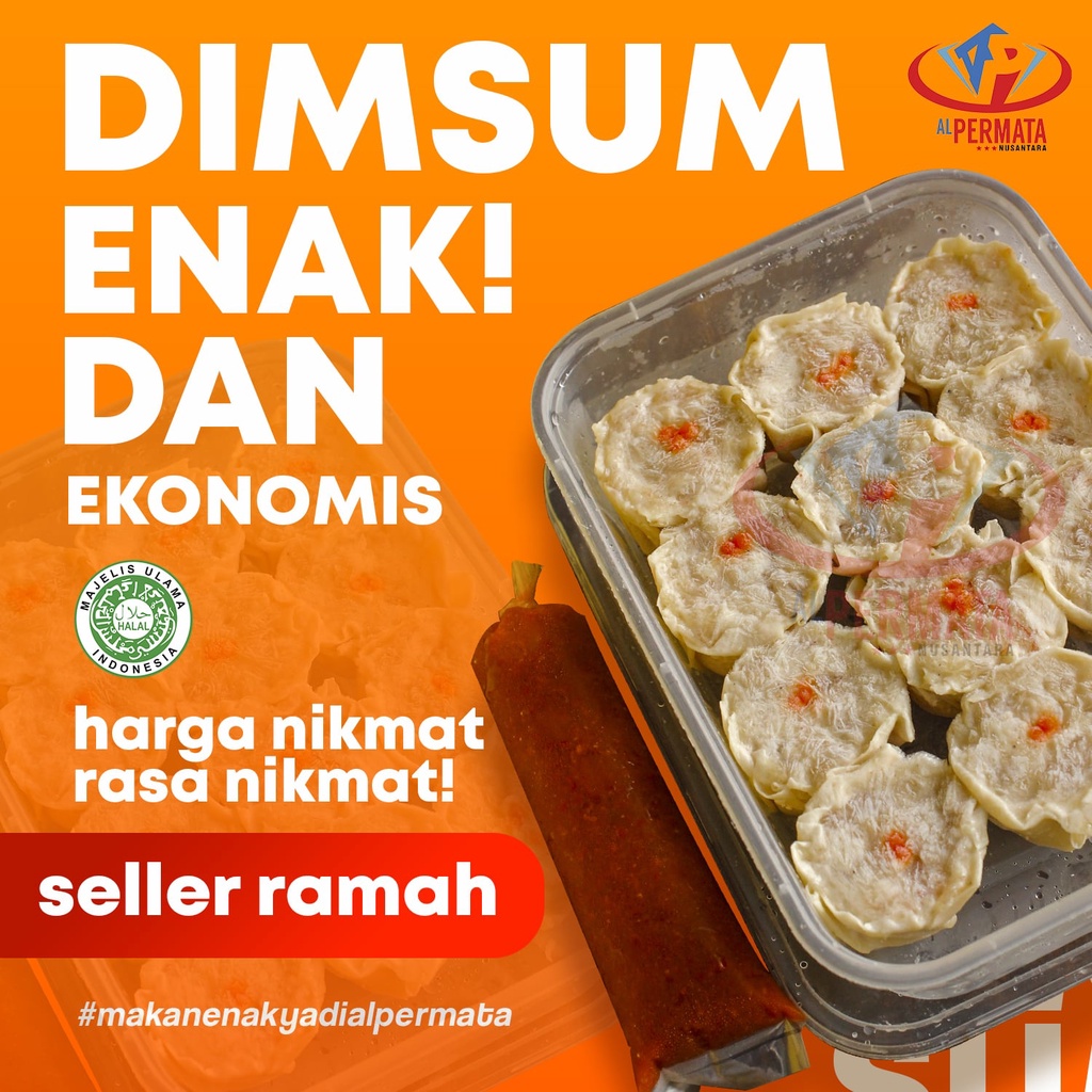 

DIMSUM AYAM PREMIUM 100 GRAM ISI 12 SIOMAY FULL DAGING HALAL