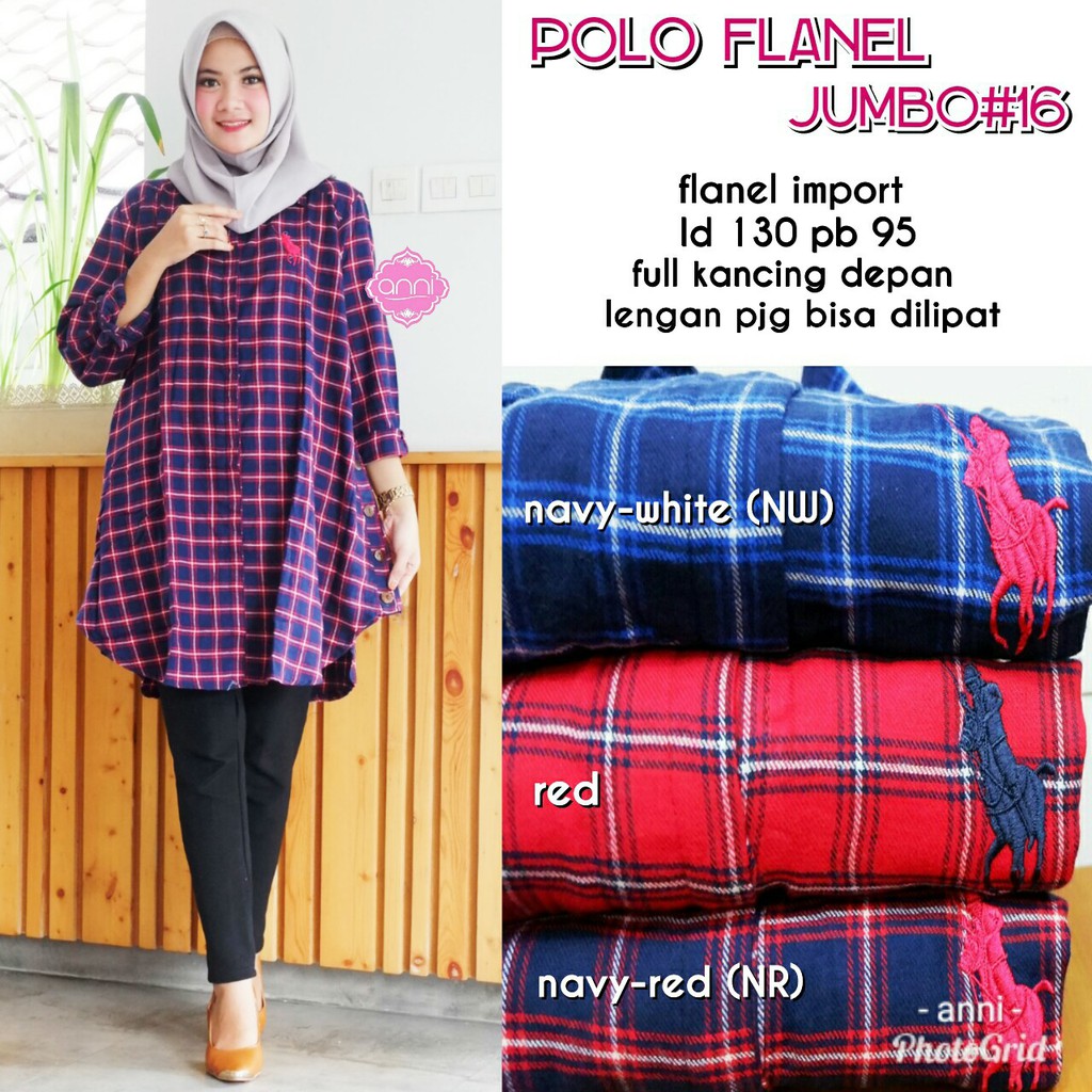 POLO FLANEL JUMBO #16