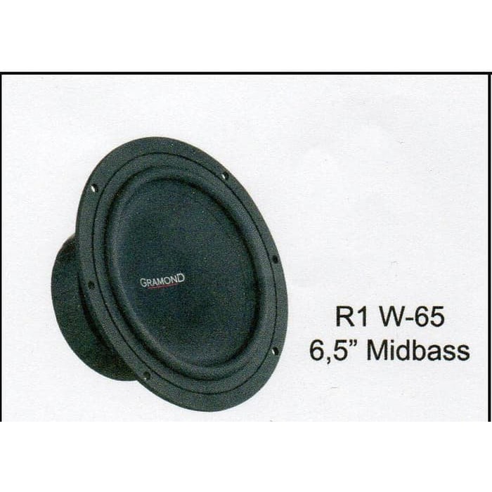 TERGREGET  Gramond Audio R1 W-65. 6-5 inch Midbass JE71