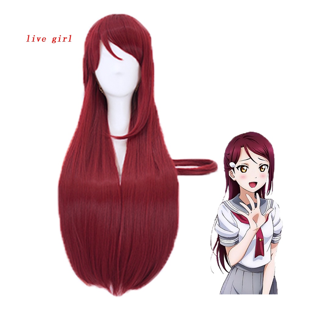 PREORDER LIVA GIRL NEW High quality Riko Sakurauchi Cosplay Wig Love Live Sunshine Costume Play Wigs