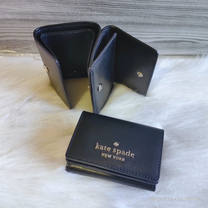 Kate spade Staci Micro Trifold wallet black