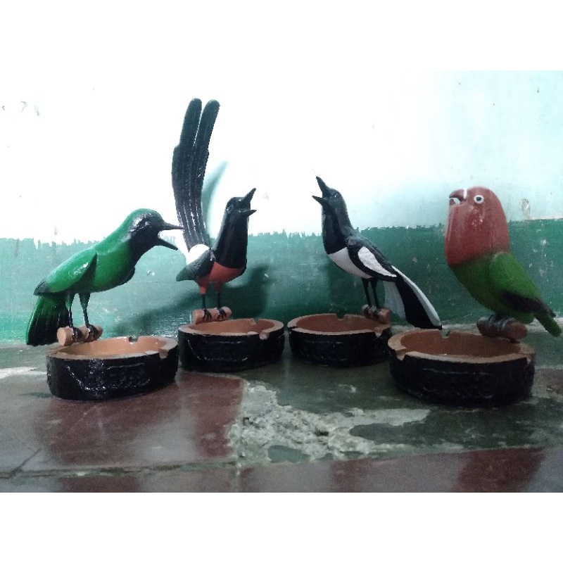asbak burung asbak kicau asbak rokok