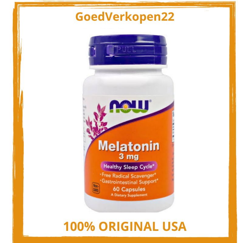 Now Foods Melatonin 3 mg - NOW MELATONIN