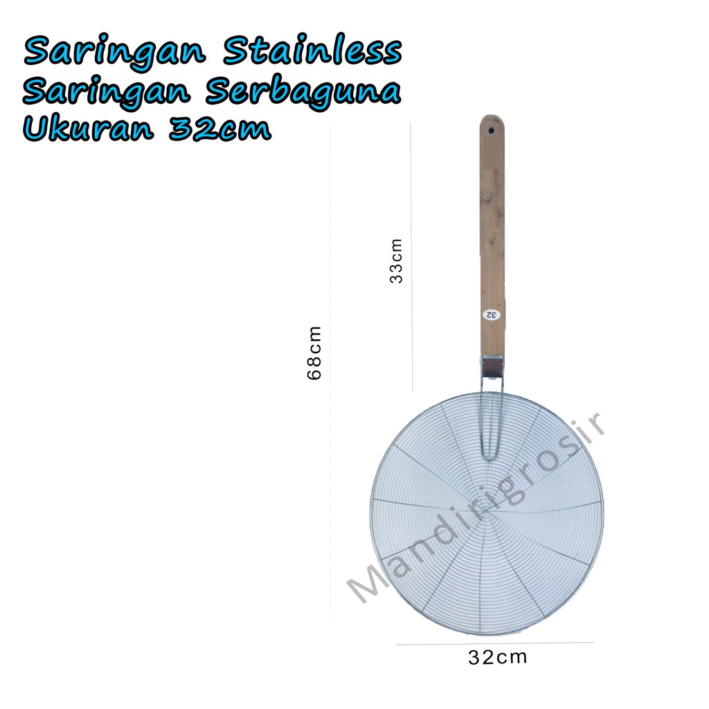 Saringan Stainless *Saringan * Saringan Serbaguna * 32cm