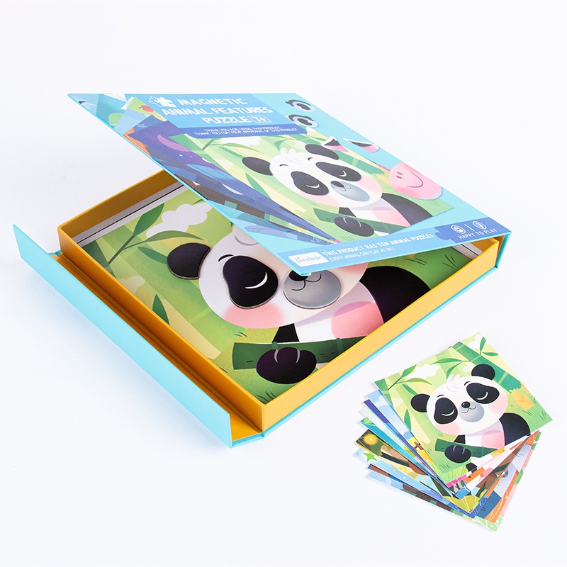 TweedyToys  - Puzzle Magnetic Animal Features / Mainan Puzzle Wajah Hewan