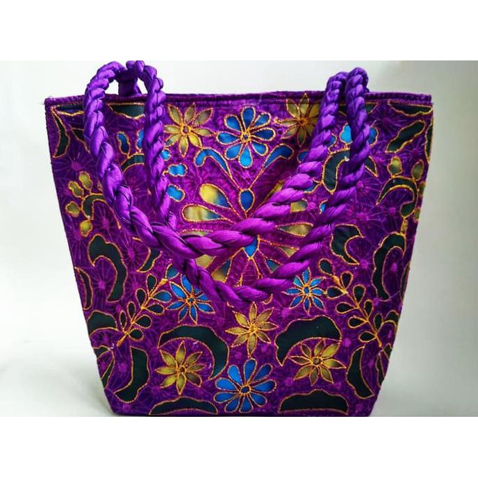 Tas Bordir Bukittinggi- Ungu Bukittinggi