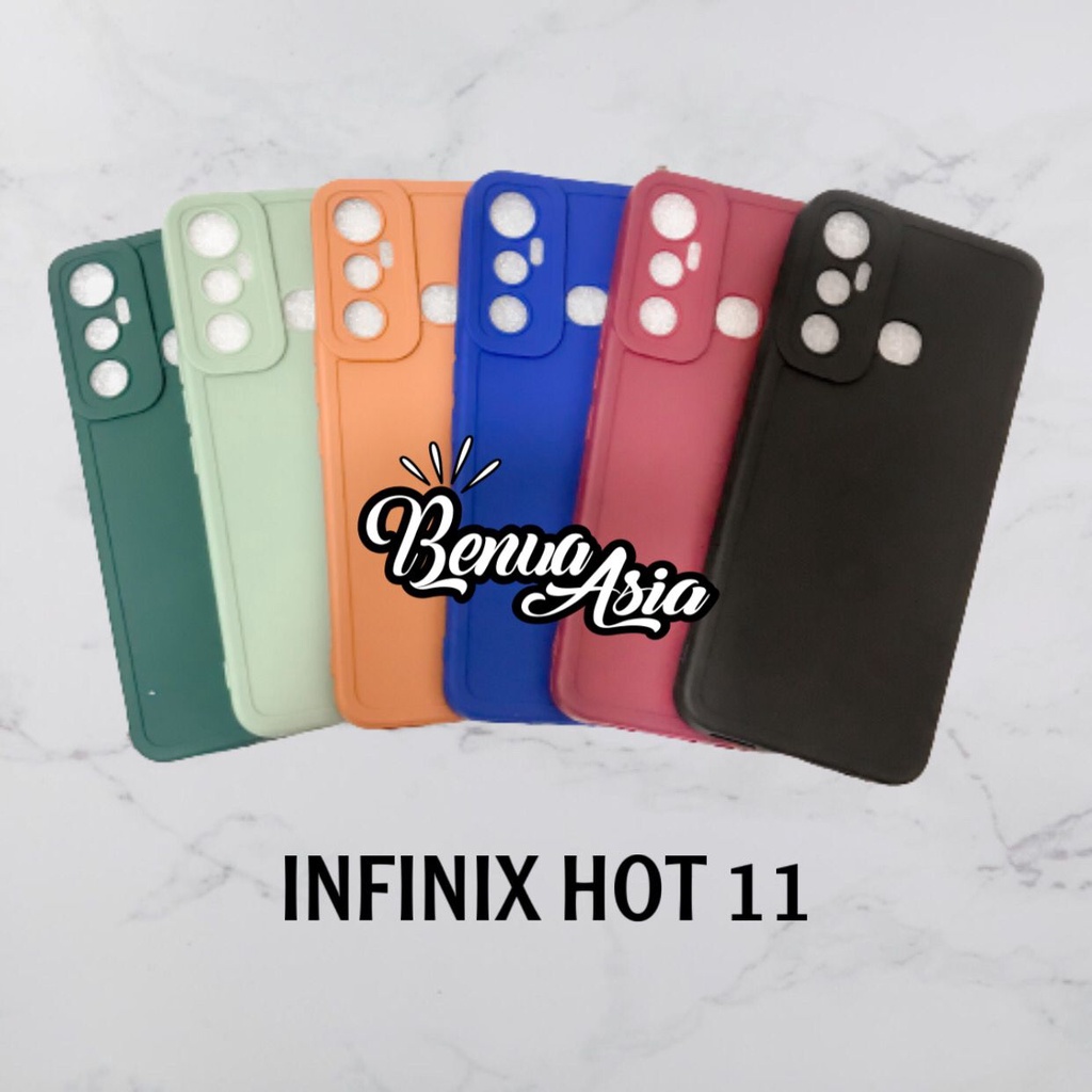 SOFTCASE PRO CAMERA INFINIX HOT 11 MACARON - FA