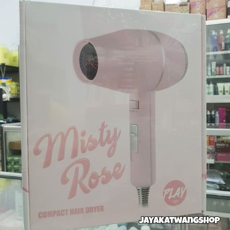 PLAY by TUFT Misty Rose Compact Hair Dryer 1000 watt | TUFT Hairdryer