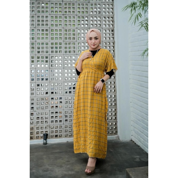 Best Seller Kareen Dress Allsize / Daster Kimono Busui Tali Samping Kanan Kiri