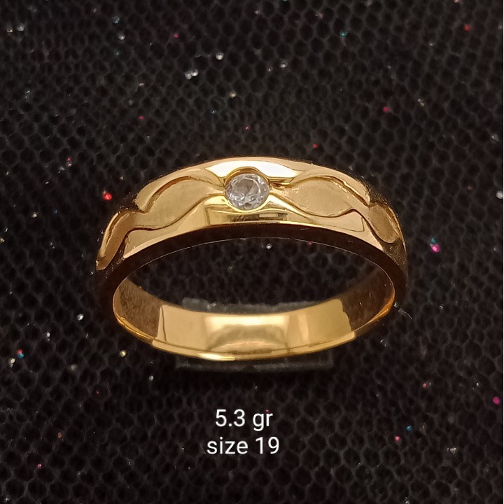 Cincin Emas 17K - 5.3 gr Kadar 750 - 875