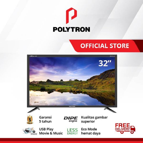 Miliki POLYTRON LED TV 32 Inch PLD 32D7511 Berkualitas