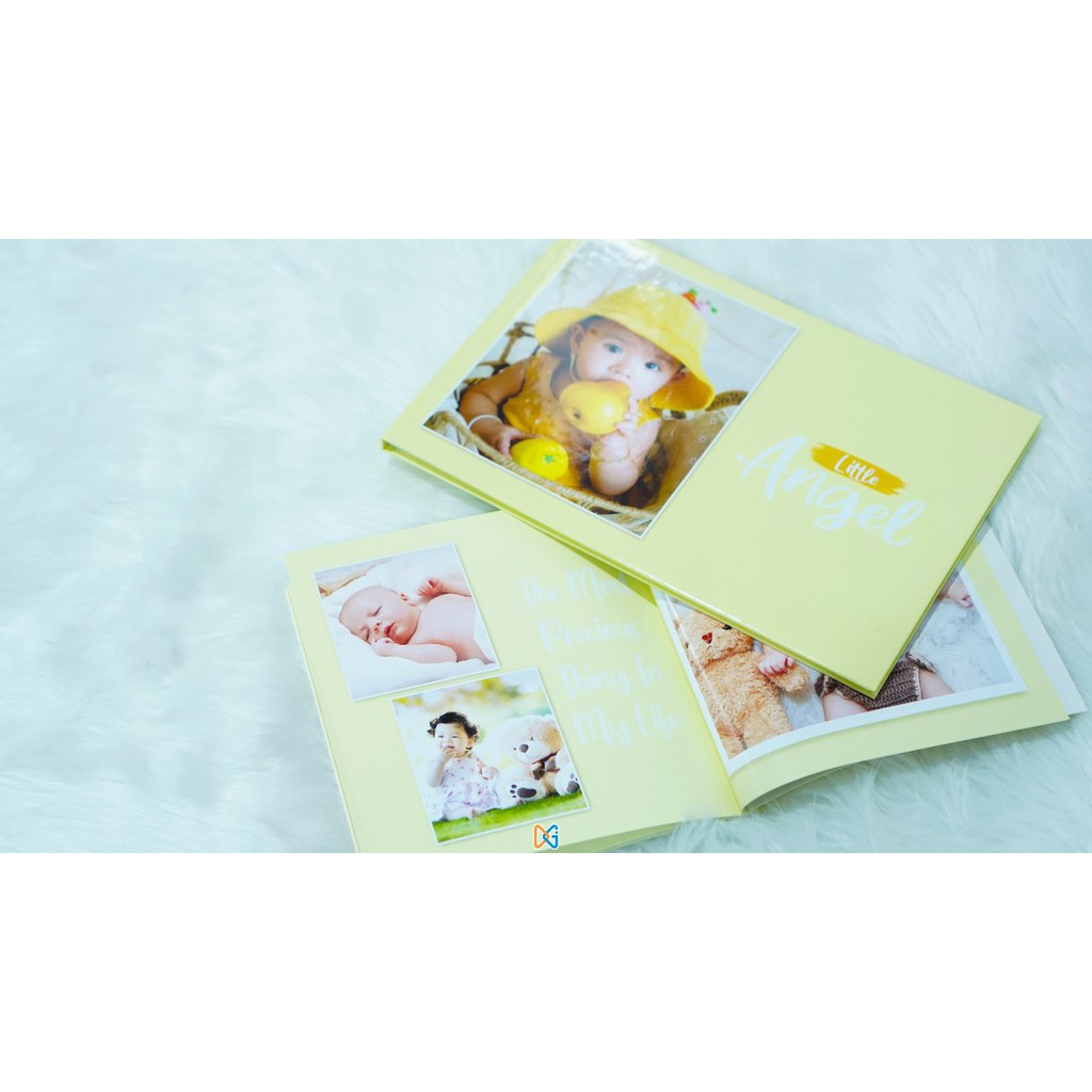 

Premium Photobook Megazine Carefull Yellow 21" x 15" 32 Page Custom Hard Cover