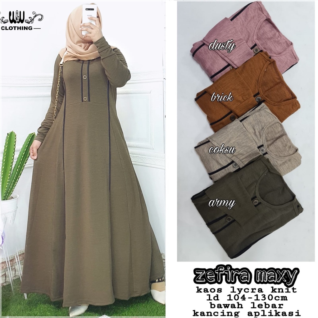 GAMIS MODERN MUSLIM WANITA REMAJA CEWEK / BAJU GAMIS MUSLIM WANITA MAXY DRESS