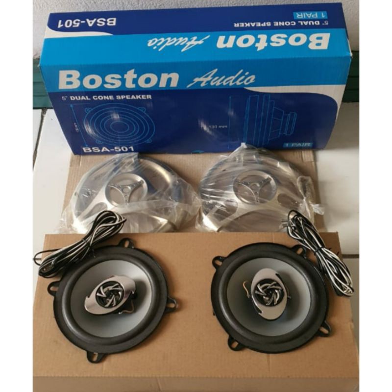 Speaker Mobil Boston Audio BSA - 501 Speaker Mobil 5 Inch Original