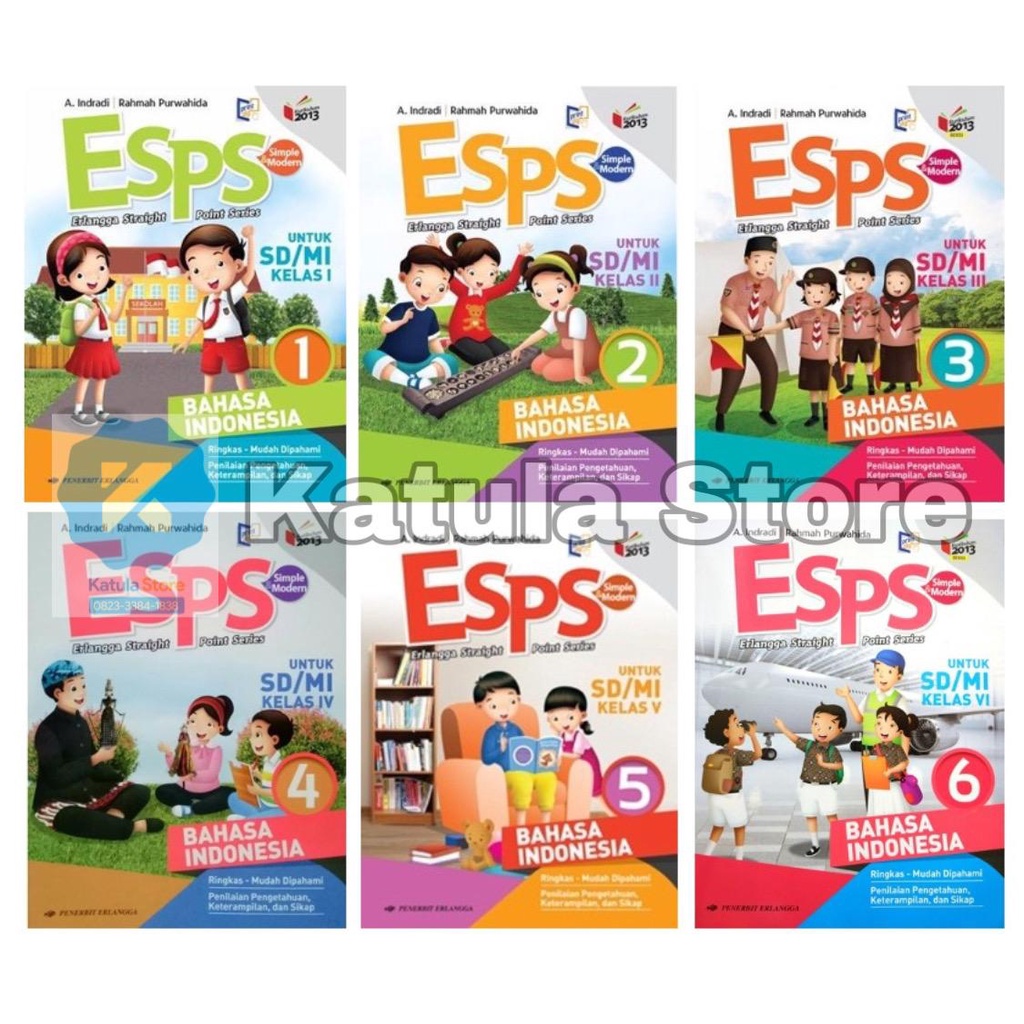 

ESPS SD/MI BAHASA INDONESIA KELAS 1 2 3 4 5 6 ERLANGGA
